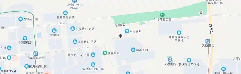 北京回南家园_公交站地图_北京公交_妙搜公交查询2025
