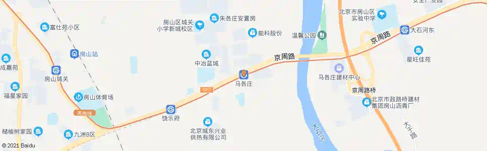 北京马各庄_公交站地图_北京公交_妙搜公交查询2025
