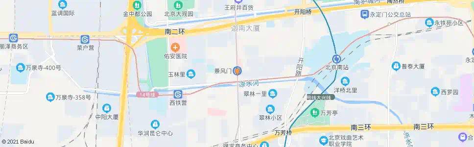 北京右安门外_公交站地图_北京公交_妙搜公交查询2025