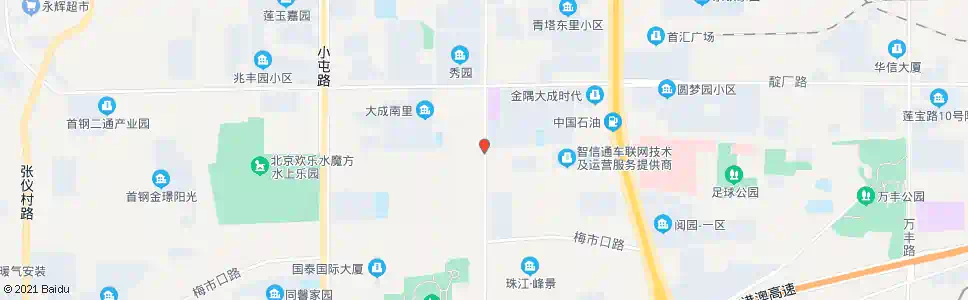 北京青塔西路北站_公交站地图_北京公交_妙搜公交查询2025