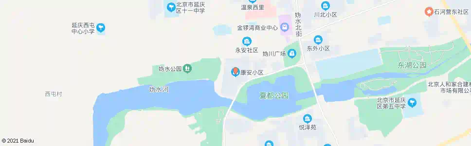 北京康安小区_公交站地图_北京公交_妙搜公交查询2025