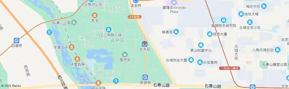 北京北辛安_公交站地图_北京公交_妙搜公交查询2025