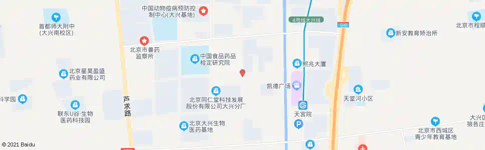 北京天荣街_公交站地图_北京公交_妙搜公交查询2025