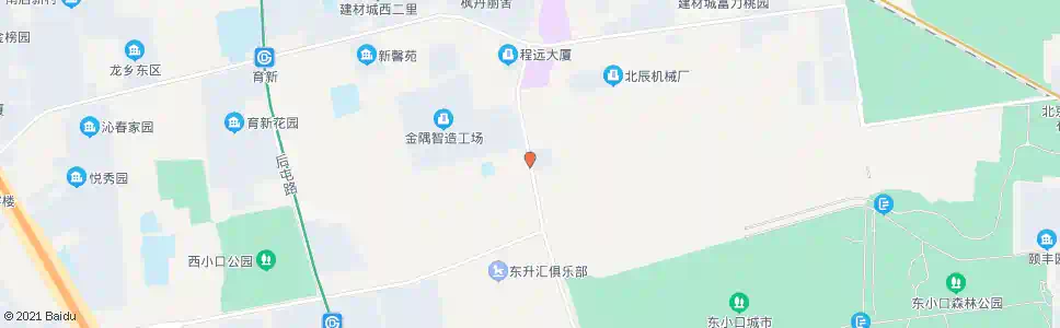 北京西小口路口北_公交站地图_北京公交_妙搜公交查询2025