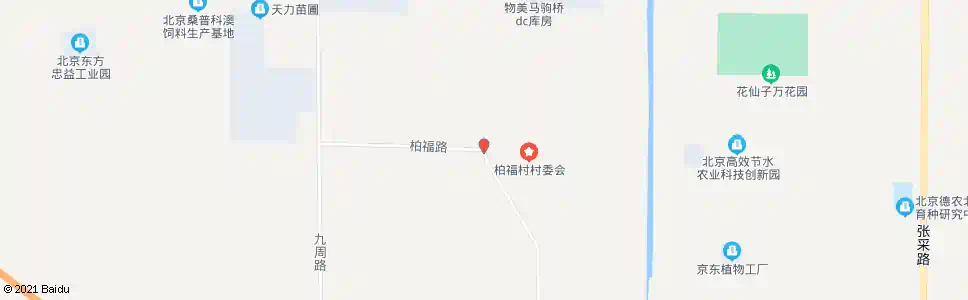 北京柏村路口_公交站地图_北京公交_妙搜公交查询2025