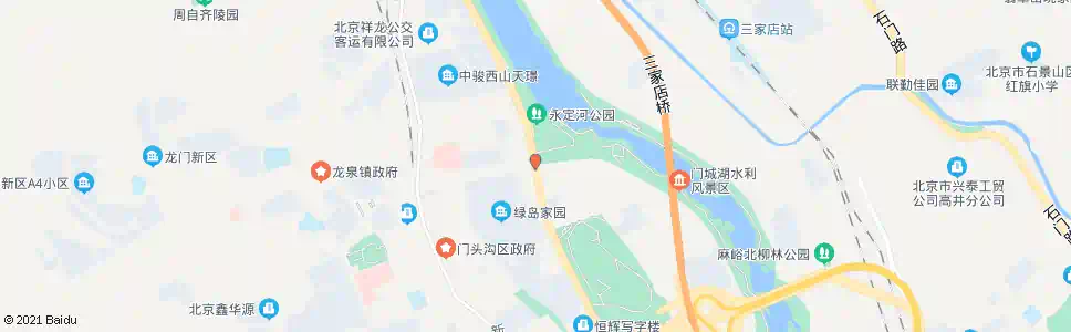北京河滩路口东_公交站地图_北京公交_妙搜公交查询2025