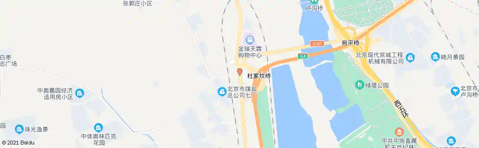 北京杜家坎南_公交站地图_北京公交_妙搜公交查询2025
