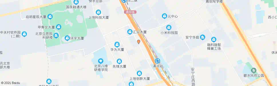 北京上地六街东口_公交站地图_北京公交_妙搜公交查询2025