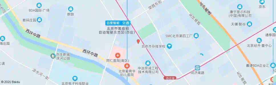 北京景园街西口_公交站地图_北京公交_妙搜公交查询2025