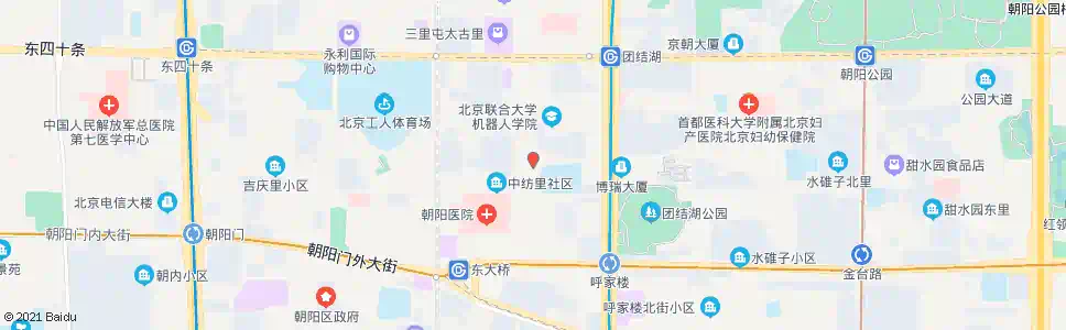 北京中纺街_公交站地图_北京公交_妙搜公交查询2025