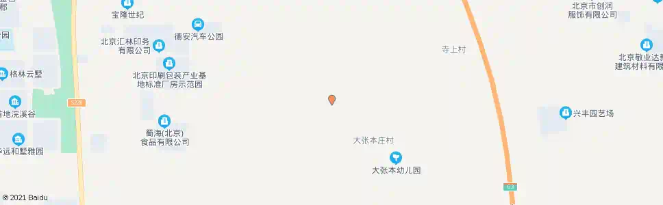 北京大张本村西_公交站地图_北京公交_妙搜公交查询2025