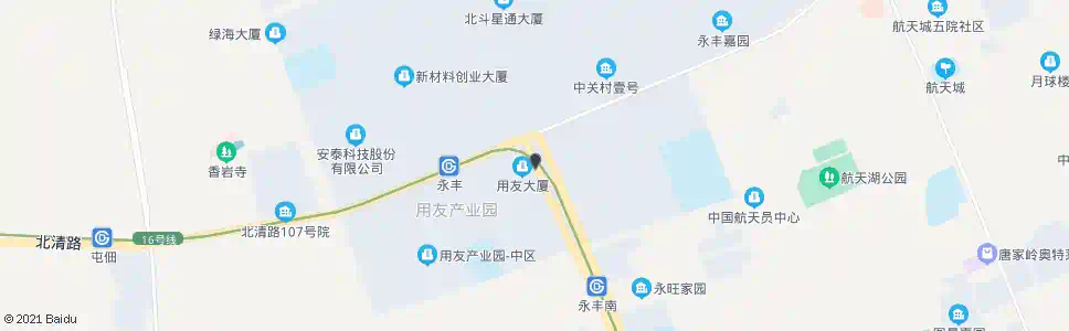 北京永丰六里屯北口_公交站地图_北京公交_妙搜公交查询2025