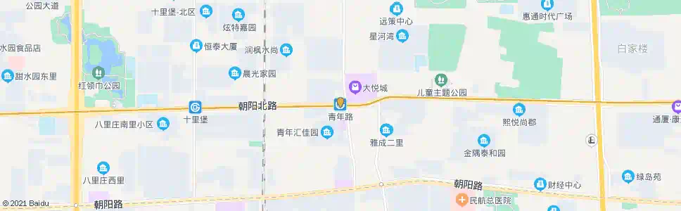 北京青年路口_公交站地图_北京公交_妙搜公交查询2025