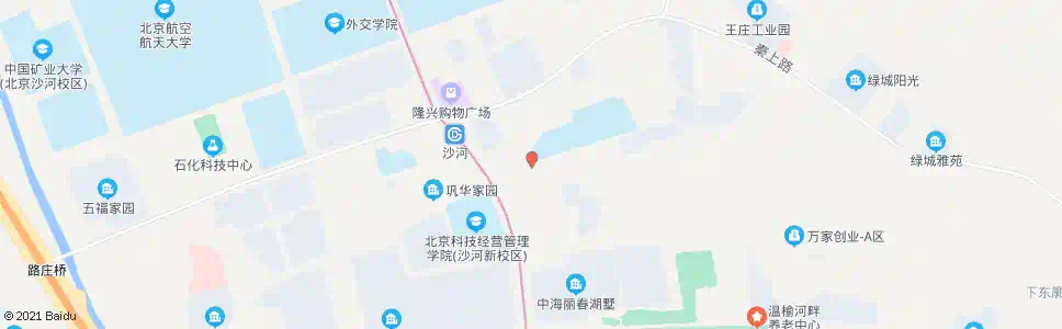 北京于新庄路东口_公交站地图_北京公交_妙搜公交查询2025