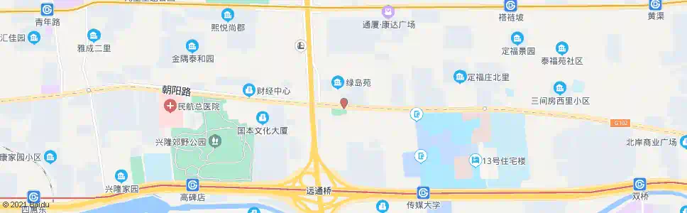 北京大黄庄桥东_公交站地图_北京公交_妙搜公交查询2025