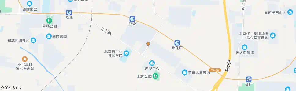 北京双合家园东门_公交站地图_北京公交_妙搜公交查询2025