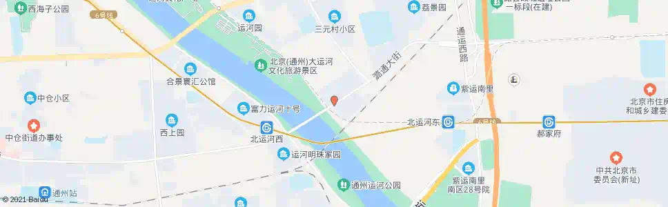 北京运河湾小区_公交站地图_北京公交_妙搜公交查询2025