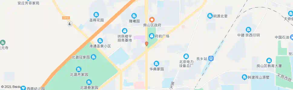 北京良乡北关北站_公交站地图_北京公交_妙搜公交查询2025