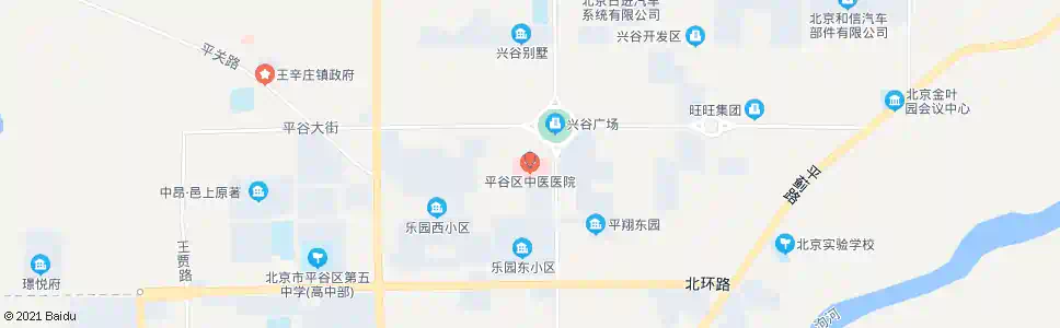 北京平谷中医院_公交站地图_北京公交_妙搜公交查询2025