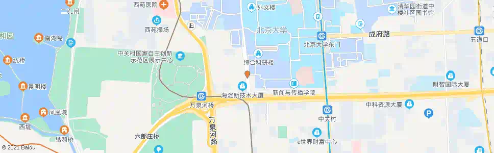 北京海淀桥北_公交站地图_北京公交_妙搜公交查询2025