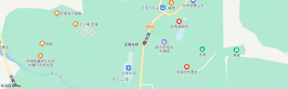 北京定陵路口_公交站地图_北京公交_妙搜公交查询2025