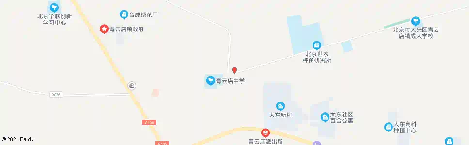 北京青云店东桥_公交站地图_北京公交_妙搜公交查询2025