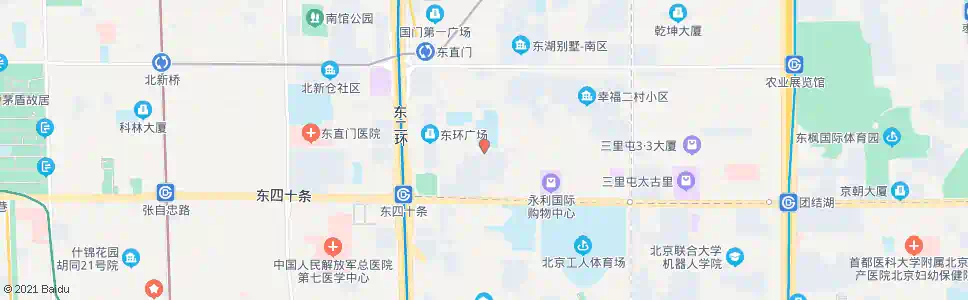 北京新中街_公交站地图_北京公交_妙搜公交查询2025