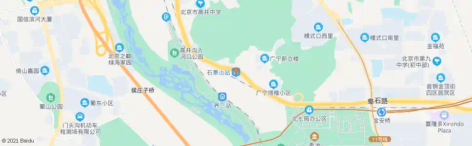 北京石景山_公交站地图_北京公交_妙搜公交查询2025
