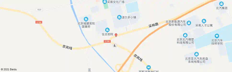 北京采育南口_公交站地图_北京公交_妙搜公交查询2025