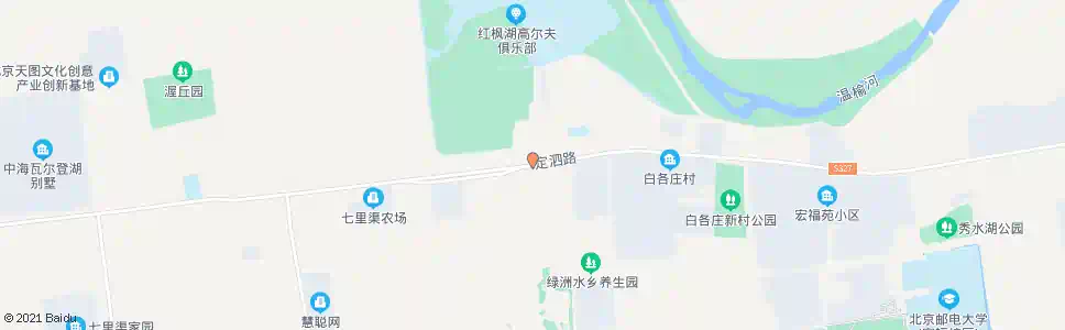 北京白各庄西_公交站地图_北京公交_妙搜公交查询2025