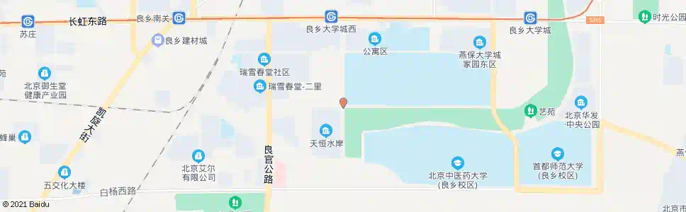 北京揽秀南大街_公交站地图_北京公交_妙搜公交查询2025