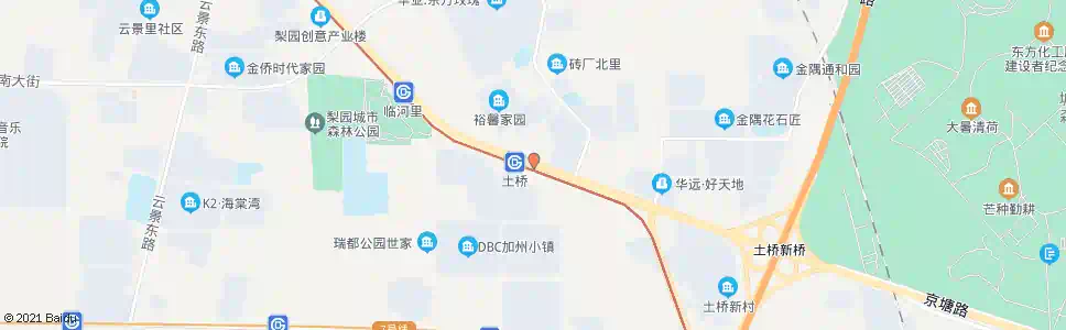 北京城铁土桥站_公交站地图_北京公交_妙搜公交查询2025