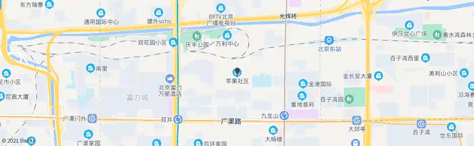 北京苹果社区北_公交站地图_北京公交_妙搜公交查询2025