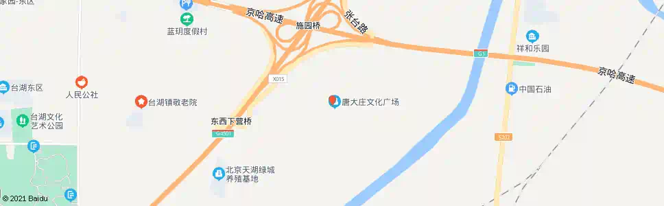 北京唐大庄_公交站地图_北京公交_妙搜公交查询2025
