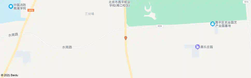 北京水南路口南_公交站地图_北京公交_妙搜公交查询2025