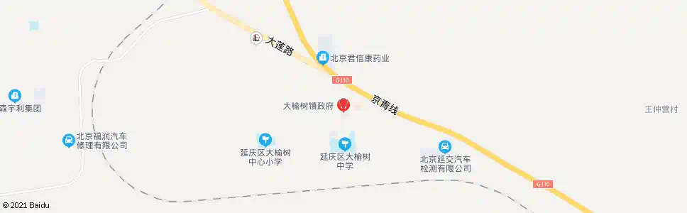 北京大榆树镇政府_公交站地图_北京公交_妙搜公交查询2025