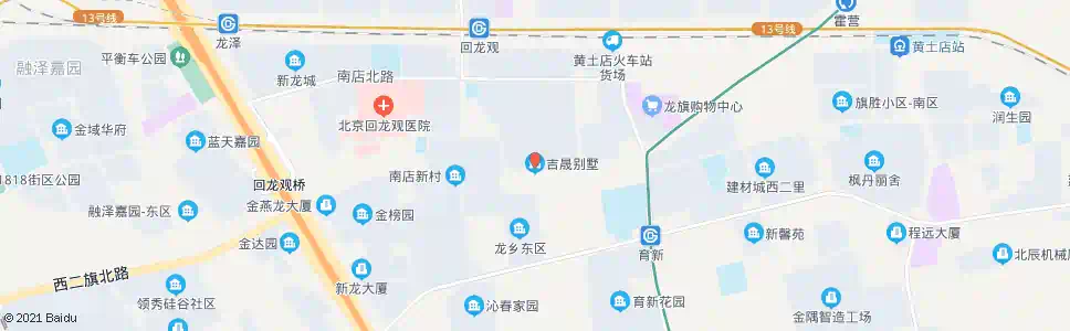 北京吉晟别墅_公交站地图_北京公交_妙搜公交查询2025