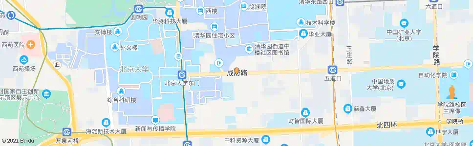 北京蓝旗营_公交站地图_北京公交_妙搜公交查询2025