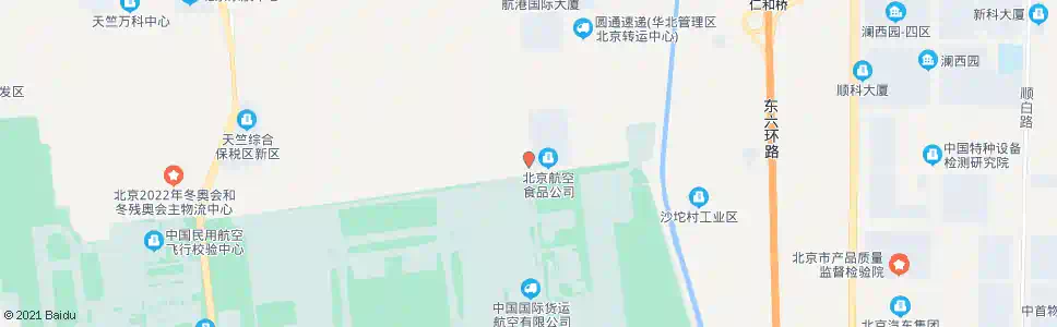 北京航空食品_公交站地图_北京公交_妙搜公交查询2025