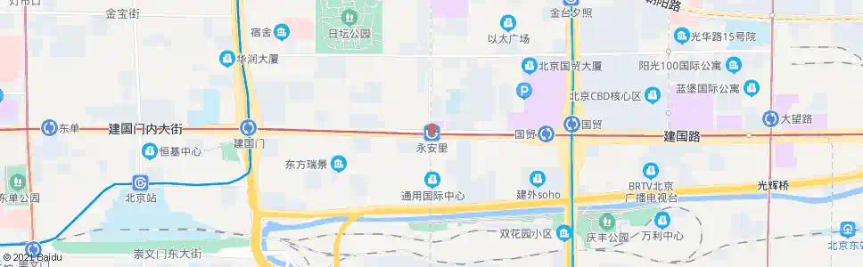 北京永安里站_公交站地图_北京公交_妙搜公交查询2025