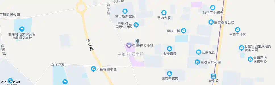 北京空港小学_公交站地图_北京公交_妙搜公交查询2025