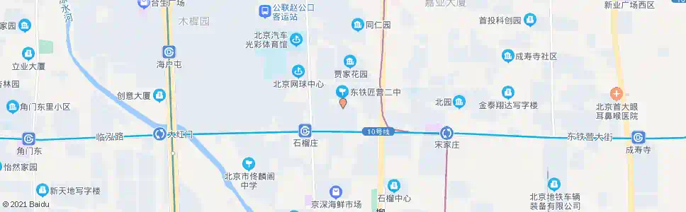 北京石榴园北区_公交站地图_北京公交_妙搜公交查询2025