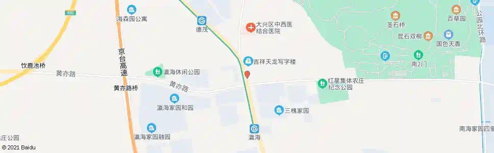 北京瀛海路口_公交站地图_北京公交_妙搜公交查询2025