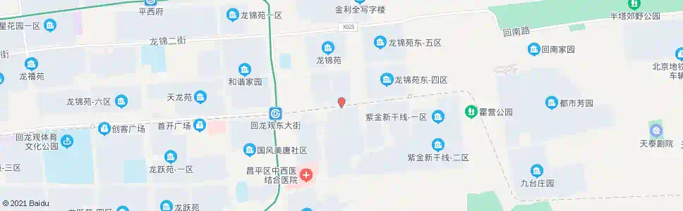 北京华龙苑北里北门_公交站地图_北京公交_妙搜公交查询2025
