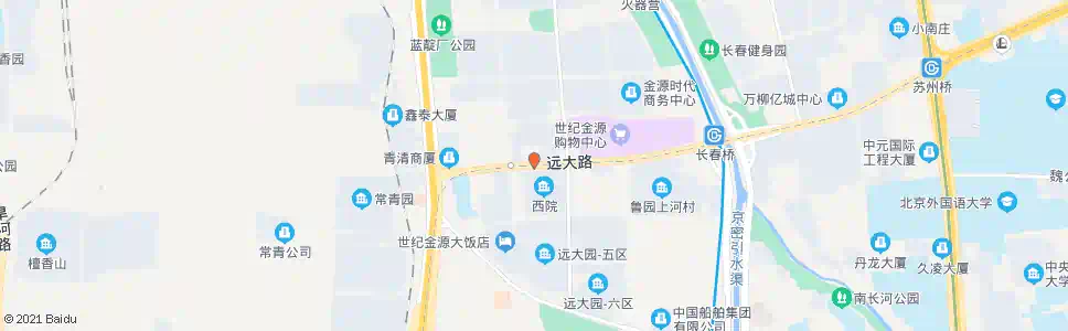 北京远大路_公交站地图_北京公交_妙搜公交查询2025