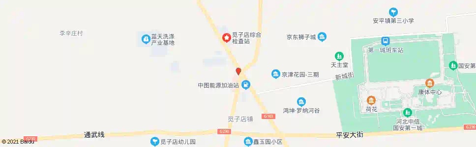 北京觅子店卫生院_公交站地图_北京公交_妙搜公交查询2025
