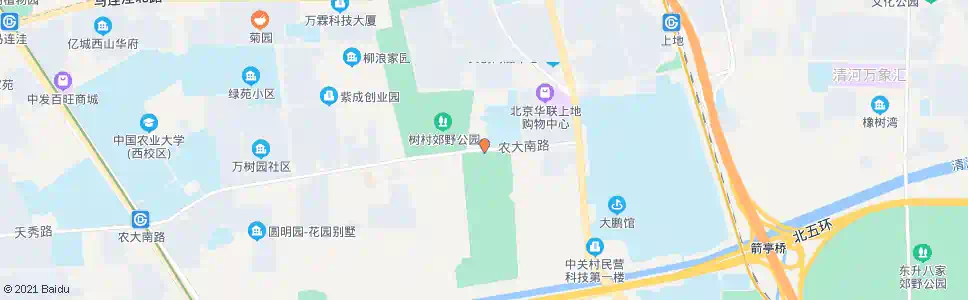 北京树村东口_公交站地图_北京公交_妙搜公交查询2025