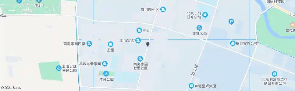 北京亦庄第二中心小学_公交站地图_北京公交_妙搜公交查询2025