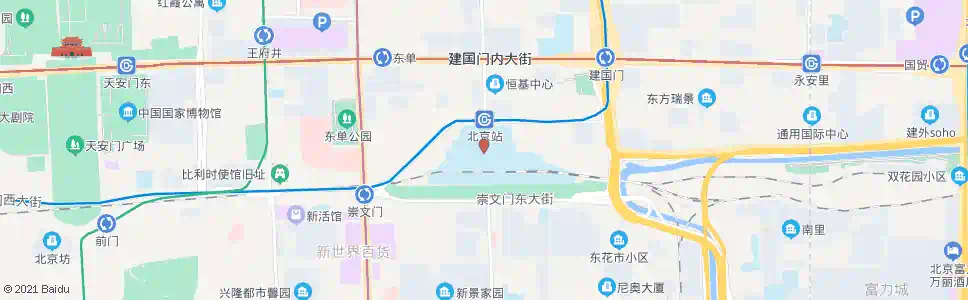 北京武定胡同_公交站地图_北京公交_妙搜公交查询2025