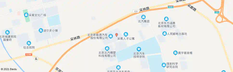 北京新能源汽车科技产业园_公交站地图_北京公交_妙搜公交查询2025